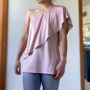 White House Black Market One Shoulder Top